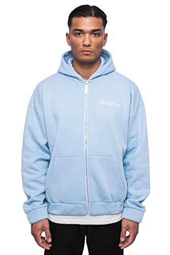 Dropsize Zip Hoodie Herren Up Oversized Zipper Sweatjacke mit Kapuze...