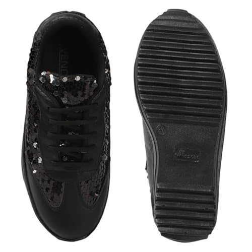 Image of Vendoz Women Party & Casual Glitter Wedding Bridal Sneakers
