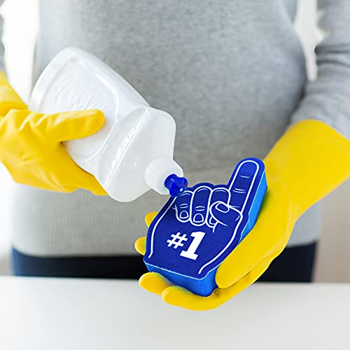 Image of Genuine Fred, #1 Dishwasher, Foam Finger Kitchen Sponge, Blue