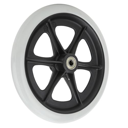 Yinhing 8 Inch Wheelchair Front Replacement Wheels with TPR Material and Ride Fit Wheelchair Accessories for Enhanced Mobility and Stability