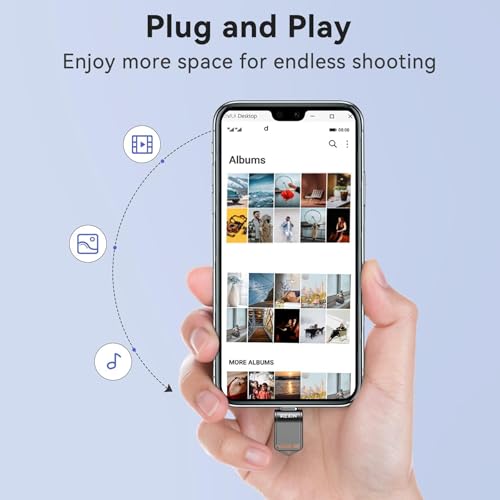 Image of KEXIN 64GB Dual Type C USB 3.0 Flash Drive up to 90MB /s R for iPhone 15 /16 /17 Smartphone Tablet Car Android Plug & Play Jump Drive for PC Laptop Data Storage & Backup