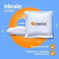 Idelia® 10x Luftentfeuchter Granulat 400g (Sparvorteils 10er Set Luftentfeuchter Nachfüllpack's) I Entfeuchter Nachfüllpack (Schimmel- und Geruchsschutz) – Ansicht 4