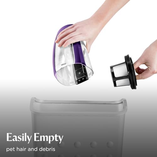 BISSELL Pet Hair Eraser Cordless Hand Vacuum, Lithium Ion, Home, Auto, and Pet Vacuum, Easy-Empty Dirt Bin, Upholstery Tool, Brush Tool, and Crevice Tool Included, 2390A - Thumbnail 5