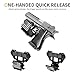 RERPRO Gun Magnet Mount for Vehicle Truck Car Wall, Quick Draw Magnetic Gun Holder, w/Trigger Guard & Adjustable Spacer, Max Load 20 LBS, Concealed Handgun Rifle Shotgun Pistol in Desk Safe Dash Wall