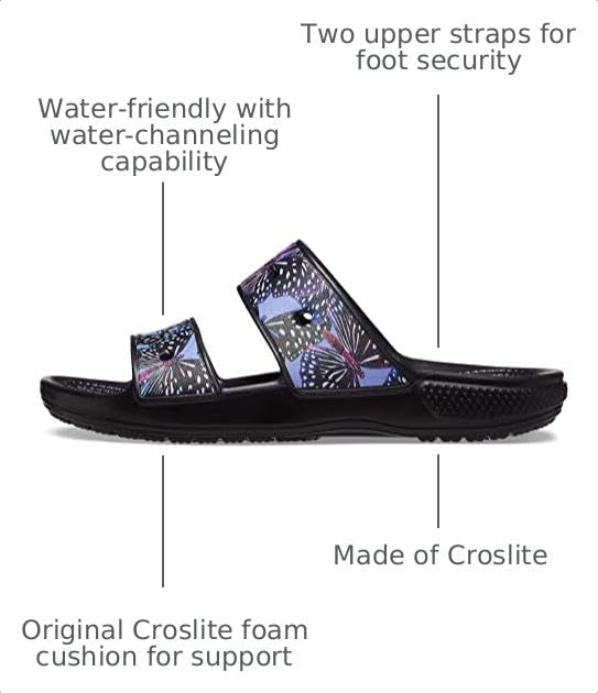 Image of Crocs Unisex-Adult Classic Sandal-Seasonal Graphics Slide