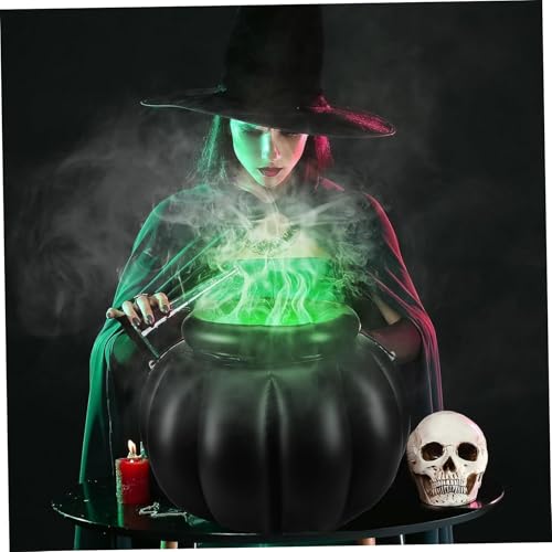 Chaudron de sorcière décoratif pour une ambiance d'Halloween réussie en bar - 2
