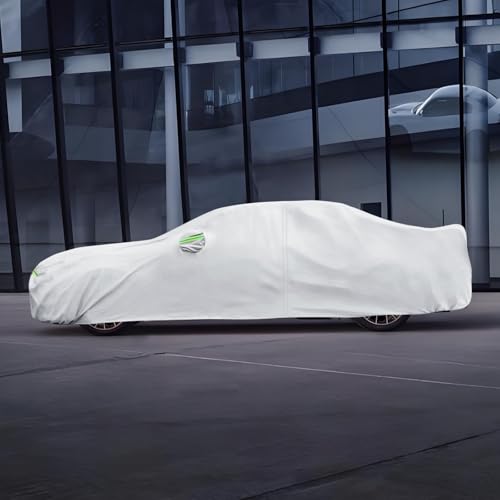 Image of Car Cover Custom Fit for Dodge Charger 2006-2026, Migaven Waterproof Full Exterior Cover Sun Rain Protection with Door Zipper and Cotton Lining