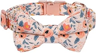 Fyy 2 PCS Halloween Cat Collars, Dog Collar with Bow Tie, Pumpkin and Bat Soft Adjustable Breakaway Pet Collar for Dogs and Cats (Neck: 11.8"-19.3")