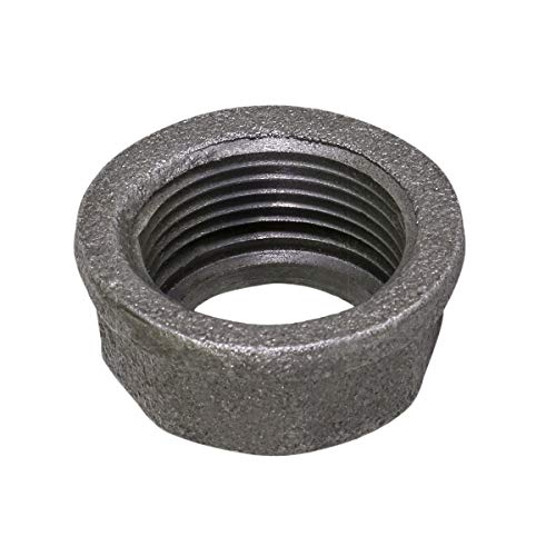 Image of Midline Valve HNOC1200-5 Nuts for Gas Meters 1'' FIP Black Steel (5 Pack)