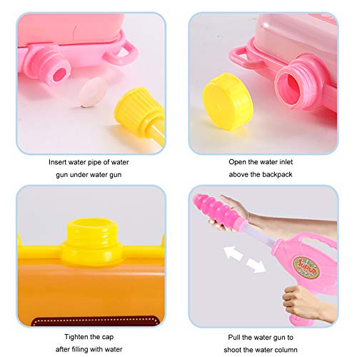 Kinderen Strand Donuts Dierenrugzak Waterpistool Speelgoed, Kinderen Uittrekbare Zomer Outdoor Speelgoed voor Zwembad… - Image 4