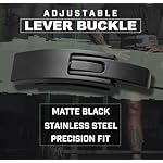 Weight Lifting Belt - Lever Gym Belt for Weightlifting, 10mm Leather Weight Belt for Men - 4 Inches Wide for Support & Stability for Workouts, Powerlifting, Bodybuilding, Fitness & Crossfit - Image 4