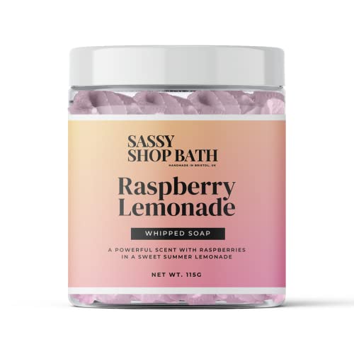 Sassy Scents Raspberry Lemonade Whipped Soap, 115 ml (Pack of 1)