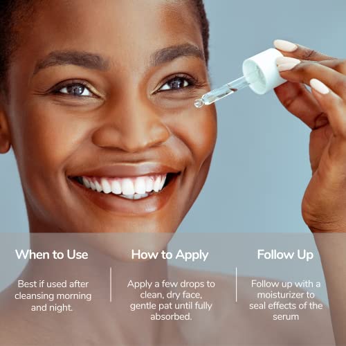 Image of Natural Outcome Face Serum Set Hydrating Hyaluronic Acid and Vitamin C Face - Pack of Two Anti Aging Facial Serum Kit 1 oz Each, Vegan, Cruelty Free & Fragrance Free
