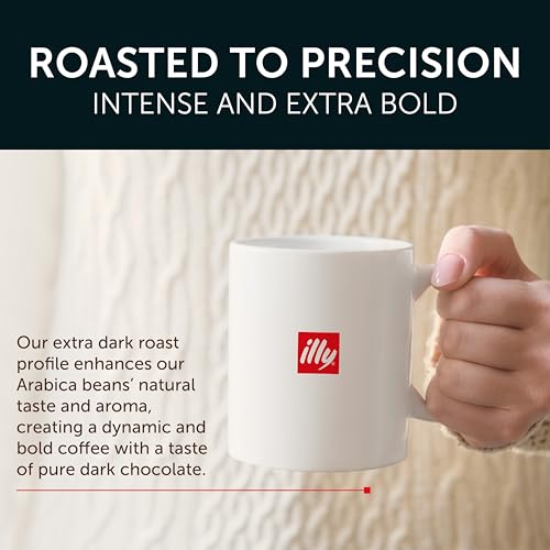 Image of illy Coffee K Cup Pods, Forte Dark Roast, 10 Count, 6 Pack | Keurig Coffee Pods & Capsules, 100% Arabica, Premium Italian Coffee