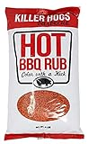 Killer Hogs HOT BBQ Rub | Championship Grill Seasoning for Beef, Steak, Burgers, Pork, and Chicken | 5 Pounds