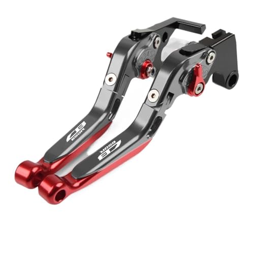 �̂��߂� �z���_CB650R 2023-2024 CB 650R �N���b�`���o�[ �u���[�L���o�[�Z�b�g �����\�܂肽���݃n���h�����o�[ �I�[�g�o�C���i(Grey red)