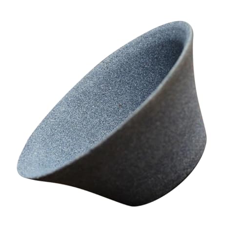 FOMIYES Taza Filtro de Té de Cerámica No Porosa Grande, Colador para Infusiones, Suministros para Juego de Té, Adecuado para Hogar, Oficina y Cafetería, Accesorio Resistente y Fácil
