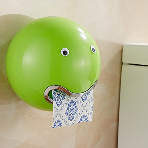 sansee Ball Shaped Cute Emoji impermeable de baño caja de papel higiénico rollo soportes de almacenamiento contenedores