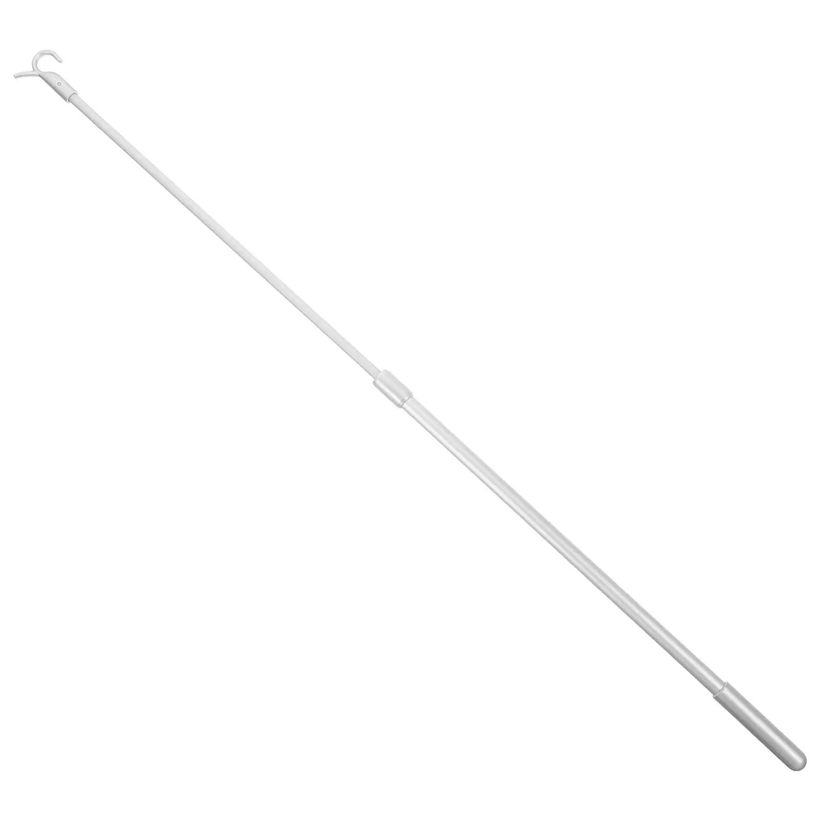 XILEUDUOD Telescopic Window Pole Rod Opener Adjustable Telescopic Vertical Blinds Wand Sturdy Aluminum Replacement Rod