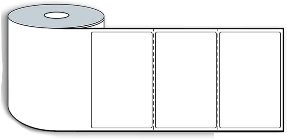 4" X 2.5" Direct Thermal Labels - 1" Core, 4" Outer Diameter. Supplied 575 Labels Per Roll - 12 Rolls Per Case (6900 Labels)