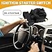 Partuto Ignition Starter Switch No.4793576AB - Car Ignition Key Switch Starter - for Jeep Liberty 2002-2007 Metal Black - 1 Pc