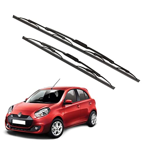 Image of Kylo Windshield Wiper for PULSE /Conventional and Traditional Metal Type Windshield Water Repellency Scratch Proof Metal Wiper Blades Suitable for PULSE (Driver Side - 21 inch, Passenger Side - 14 inch)