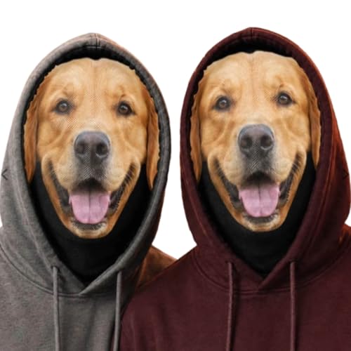 3D Dog Balaclava Face Mask Ugly Realistic Halloween Cosplay Accessories - image 3