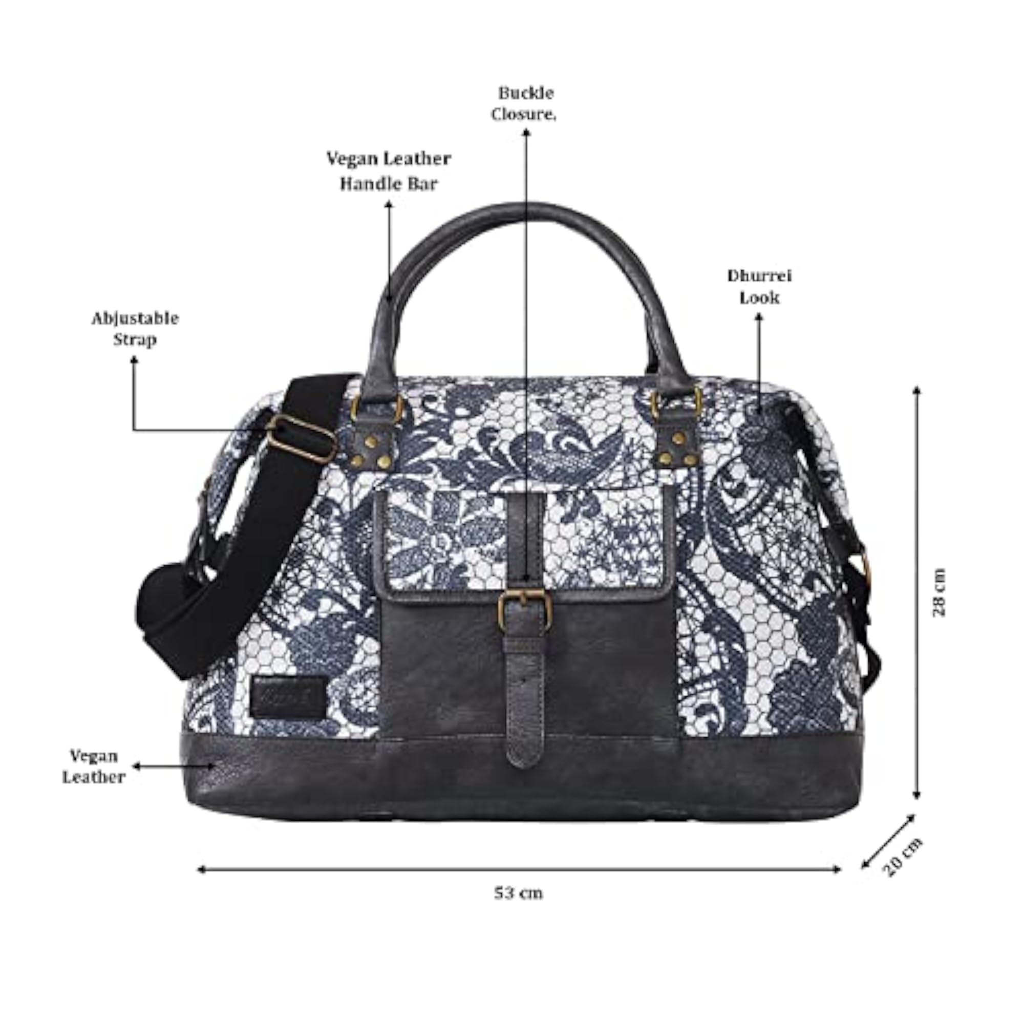 30L Travel Duffle Bag for Men and Women