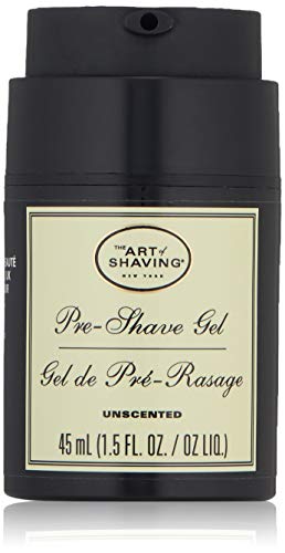 The Art of Shaving Pre Shaving Gel - Hydrating Gel Helps Soften & Lift Beard Hair, Protects Against Tug & Pull During Shave, Unscented, 1.5 Ounce