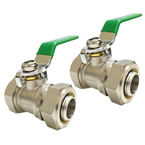 Delixike 2pack New M8039 Fits For MaxLine RapidAir 3/4\" In Line Ball Valve For 3/4\" Max Line Air Tubing