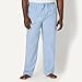 Amazon Essentials Men's Straight-Fit Woven Pajama Pant with Pockets, Light Blue Stripe, XX-Large