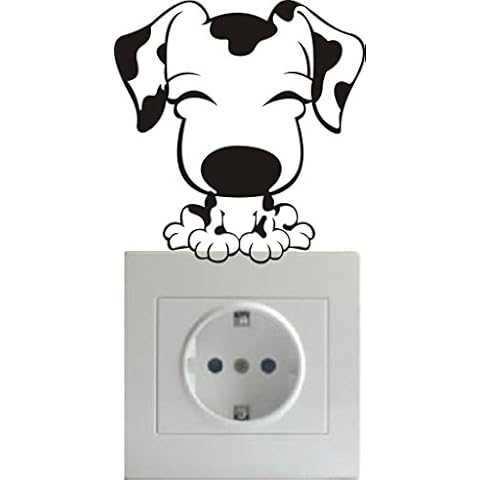 Vinilo decorativo pegatina pared perro Cover