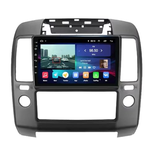 Pantalla de Coche con Carplay y Android Auto para Nissan Navara 3 D40 2004-2010 tactil 2G+32G