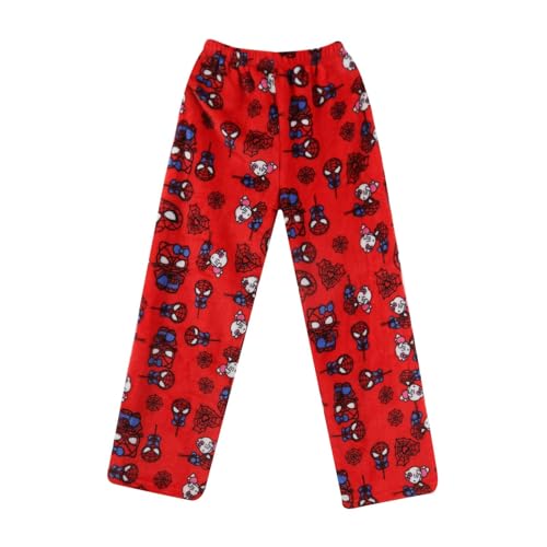 𝐇𝐞𝐥𝐥𝐨 𝐊𝐢𝐭𝐭𝐲 Pantaloni Pigiama Donna Flanella Cartoon Anime Kawaii Pigiami Lunghi Morbido Comodo Caldo Invernale Pigiamino Pile Casual la Casa Pantalone da Notte per Donna Ragazza Bambina