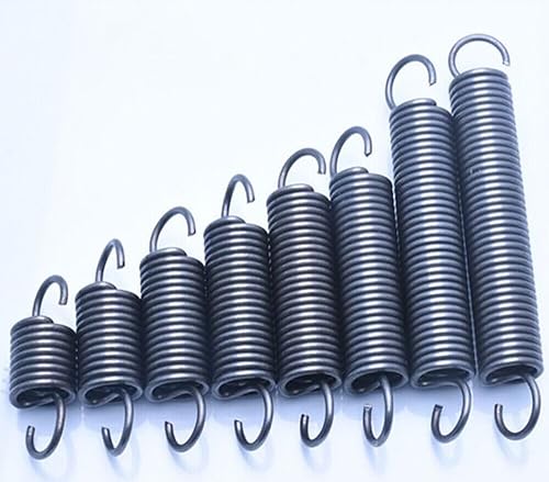Metal Springs 2pcs/5pcs Wire Dia.1.6mm Expansion Spring Tension Expand Expanding Extending Springs 10mm OD, 60-300mm Long (Size : 1.6 * 10 * 120-2pcs)