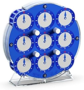 CuberSpeed Qiyi Magnetic Clock 2024 Edition - Blue - Puzzle - Ages 6+ image 3
