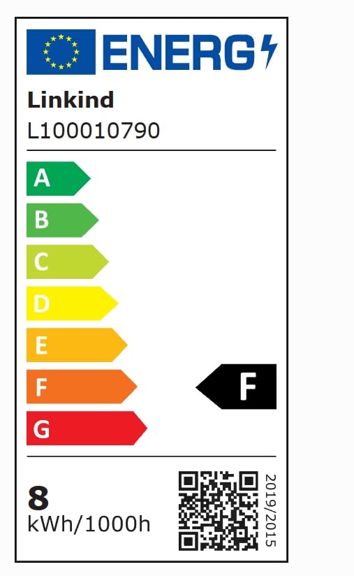 Linkind 8.2W E27 Energiesparlampe, ersetzt 60W Lampe, 2700K Warmweiß A60 Edison Birne, 220° Abstrahlwinkel, nicht Dimmbar… – Ansicht 10