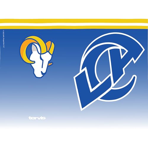 Image of Tervis NFL Los Angeles Rams - Forever Fan Made in USA Double Walled Insulated Tumbler Travel Cup Keeps Drinks Cold & Hot, 24oz, Classic