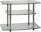 Convenience Concepts Designs2Go Classic Glass TV Stand, Glass