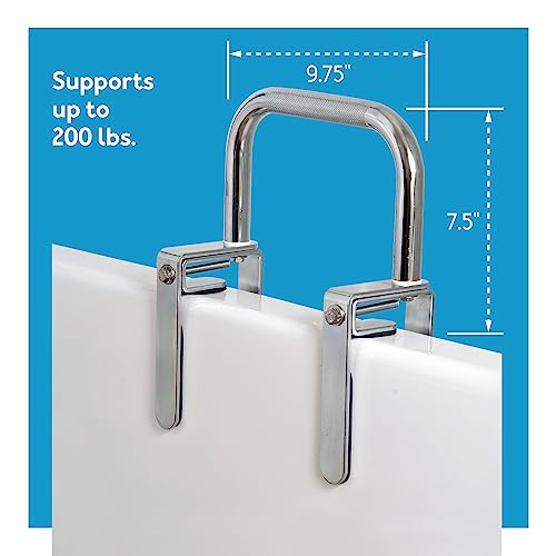 Carex FGB20100 0000 Health Brands Bathtub Rail With Finish Bathtub Grab Bar Safety Bar thumb #3