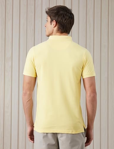 Image of Amazon Brand - Symbol Men's Cotton Rich Solid Polo Tshirt | Collar Tshirts | Half Sleeves | Plain-Regular Fit (Available in Plus Sizes and Combo Pack of 2)