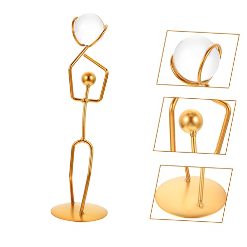 Statue abstraite figurine de collection en fer cadeau idéal pour bureau