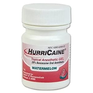 HurriCaine Topical Anesthetic Gel Watermelon – 1 oz.