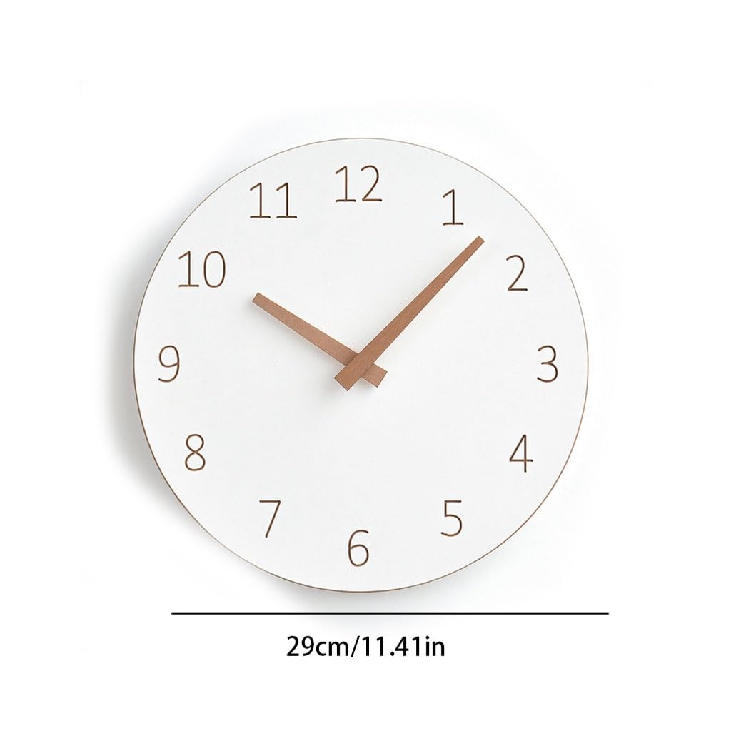 Orologio da parete Orologio creativo Orologio da parete nordico Orologio semplice for la casa Soggiorno Camera da letto Studio Orologio silenzioso Reloj De Pared(B)