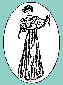 1890's Wrapper/Tea Gown Pattern
