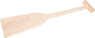 Happyyami Madeira Maciça Portátil Luz De Remo De Madeira Portátil Remo De De Rio Manual Portátil Barcos Pequenos Remo Remo Leve De Deriva Pequeno Universal