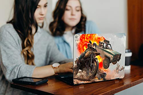 Image of Galaxsia PUBG D2 Vinyl Laptop Skin /Sticker /Cover /Decal Compatible for Any 17 to 17.3 Inches Laptop (Hp /Dell /Sony /Acer /Lenovo /Asus. Etc) Or Notebook.