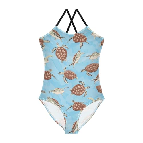Image of Ollabaky Girls One Piece Swimsuit Bathing Suit Beachwear 3-10T