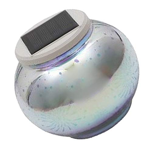 LOVIVER 2x Cores Mudança Mosaico Energia Solar Luzes De Vidro