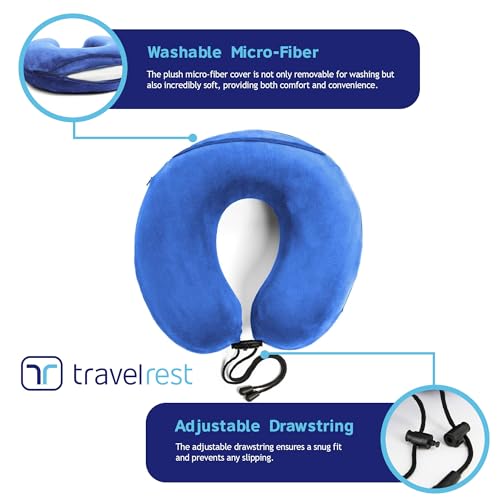 Travelrest MFTP111 Therapeutic Memory Foam Travel & Neck Pillow thumb #3